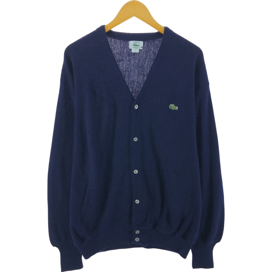 80s-90'S Lacoste IZOD Acrylic Knit Cardigan Made in USA Men's XL Vintage /eaa526065