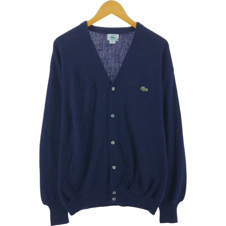 80s-90'S Lacoste IZOD Acrylic Knit Cardigan Made in USA Men's XL Vintage /eaa526065