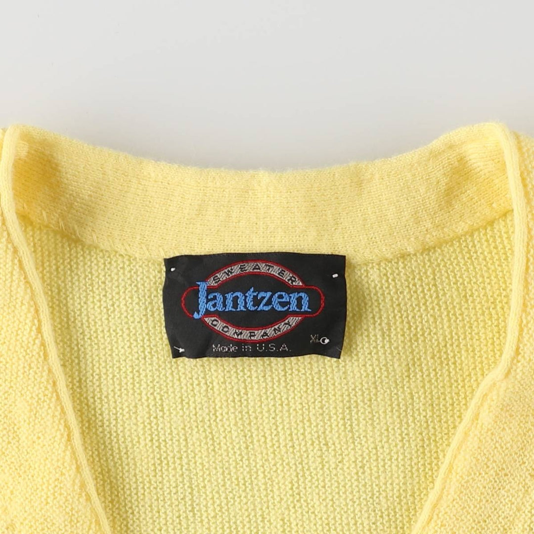 80'S JANTZEN Cardigan Made in USA Men's XL Vintage /eaa526072
