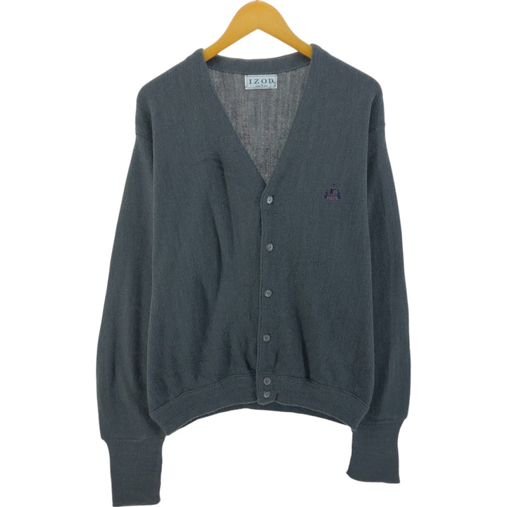 90'S IZOD Acrylic Knit Cardigan Made in USA Men's L Size Vintage /eaa526074