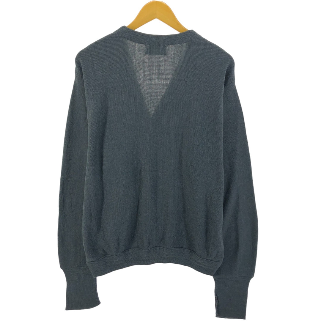 90'S IZOD Acrylic Knit Cardigan Made in USA Men's L Size Vintage /eaa526074