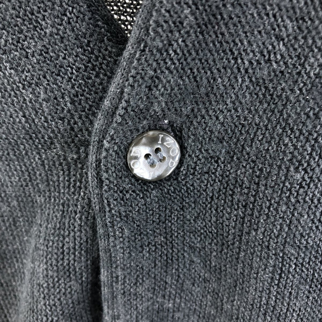 90'S IZOD Acrylic Knit Cardigan Made in USA Men's L Size Vintage /eaa526074