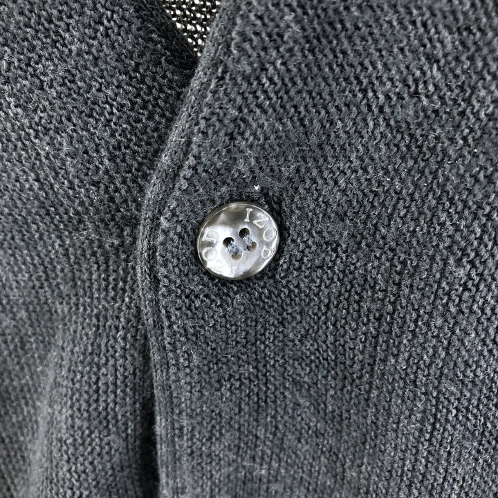 90'S IZOD Acrylic Knit Cardigan Made in USA Men's L Size Vintage /eaa526074