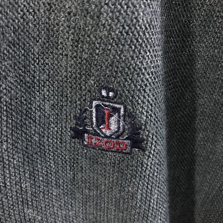 90'S IZOD Acrylic Knit Cardigan Made in USA Men's L Size Vintage /eaa526074