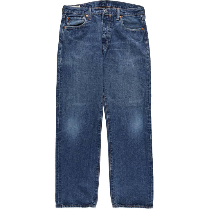 Levi's 501 straight denim pants for men, size W33 cotton blue type Vintage Second Hand
