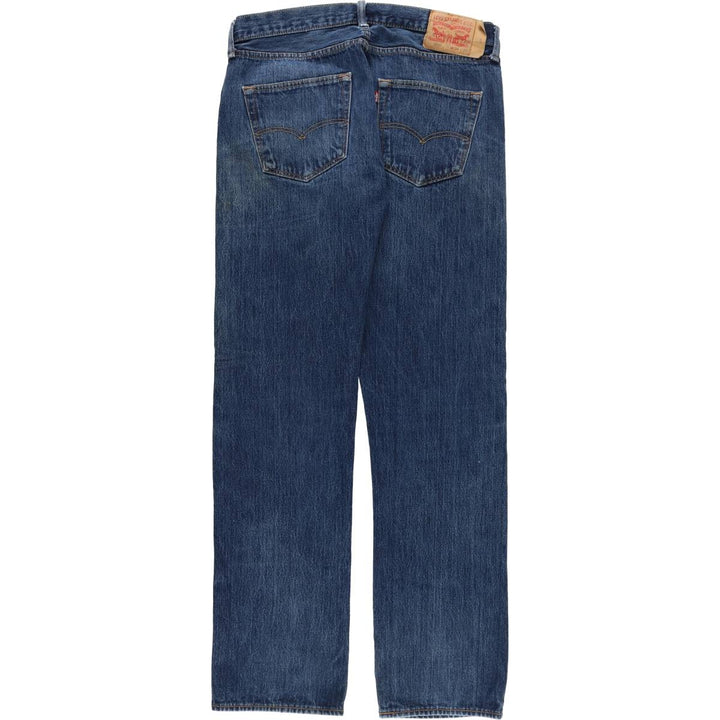 Levi's 501 straight denim pants for men, size W34 cotton blue type Vintage Second Hand
