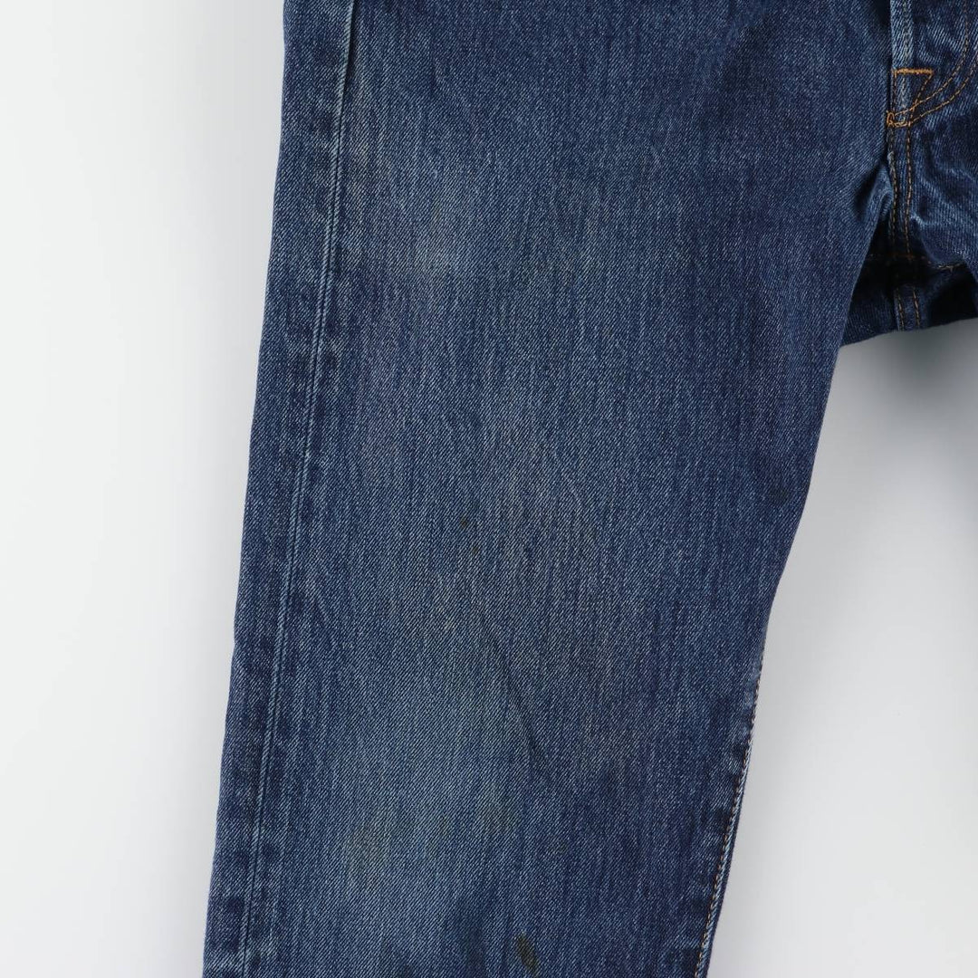 Levi's 501 straight denim pants for men, size W34 cotton blue type Vintage Second Hand