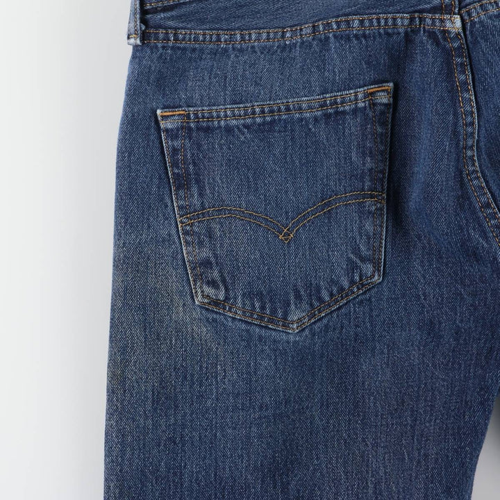 Levi's 501 straight denim pants for men, size W34 cotton blue type Vintage Second Hand