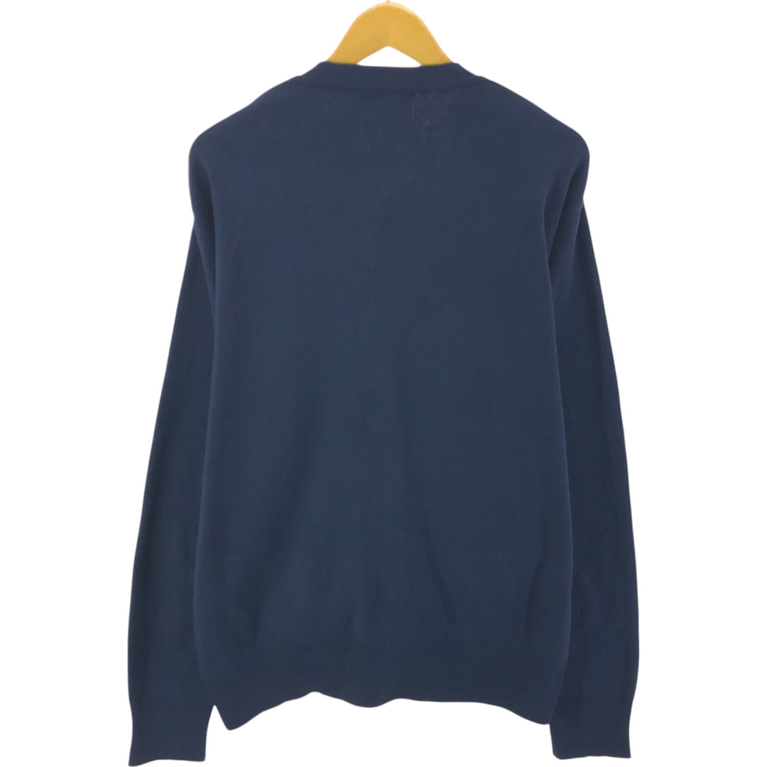 ~90'S Cypress Links Cotton Knit Cardigan Made in USA Men's L Size Vintage /eaa526103