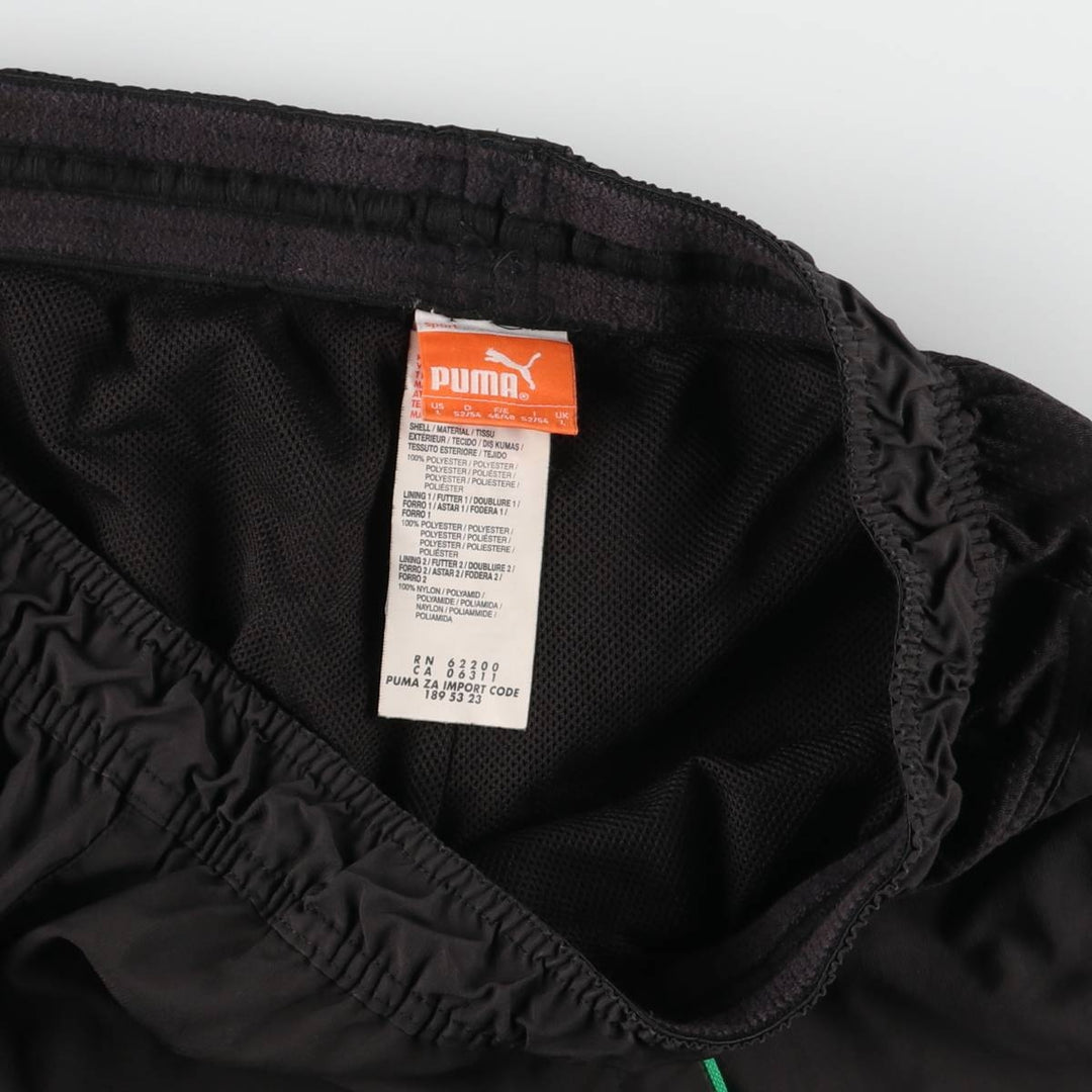 PUMA Warm-up Pants, Nylon Pants, Shaka Shaka Pants, Men's Size L polyester black type Vintage Second Hand