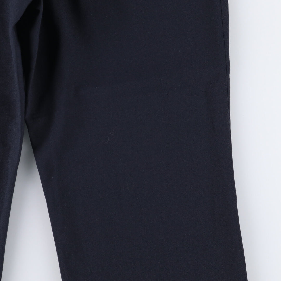 Haggar Two-pleat Slacks, Men's, Size W33 polyester black type Vintage Second Hand