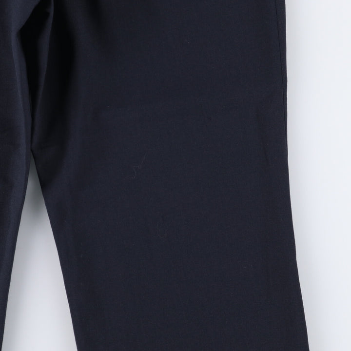 Haggar Two-pleat Slacks, Men's, Size W33 polyester black type Vintage Second Hand