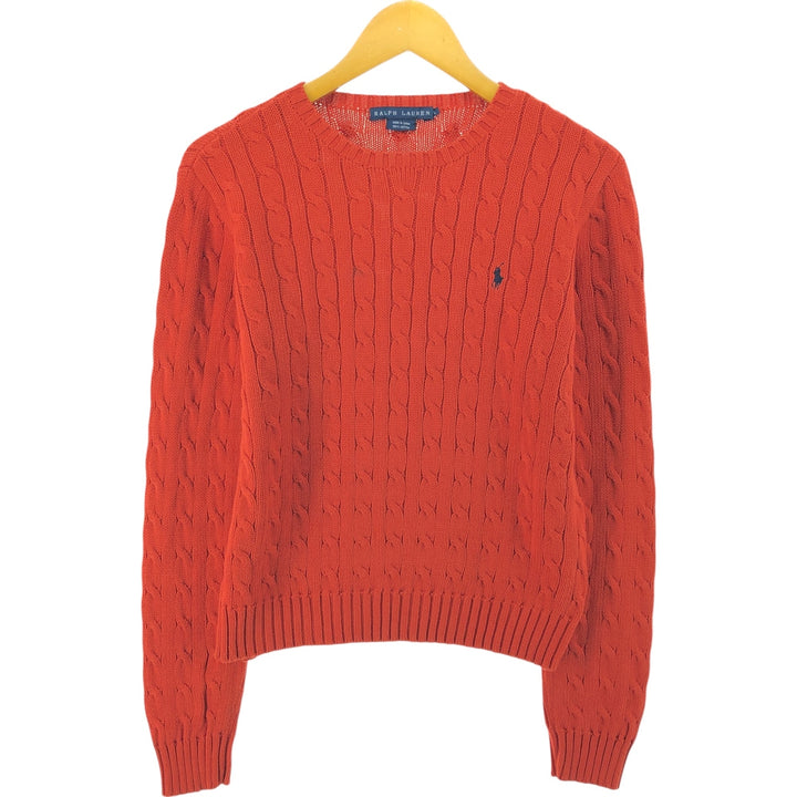 Ralph Lauren RALPH LAUREN Cable knit cotton sweater Women's size L / eaa526152