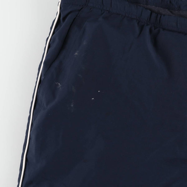 00'S Adidas warm-up pants, nylon pants, rustling pants, men's size L polyester navy blue type Vintage Second Hand