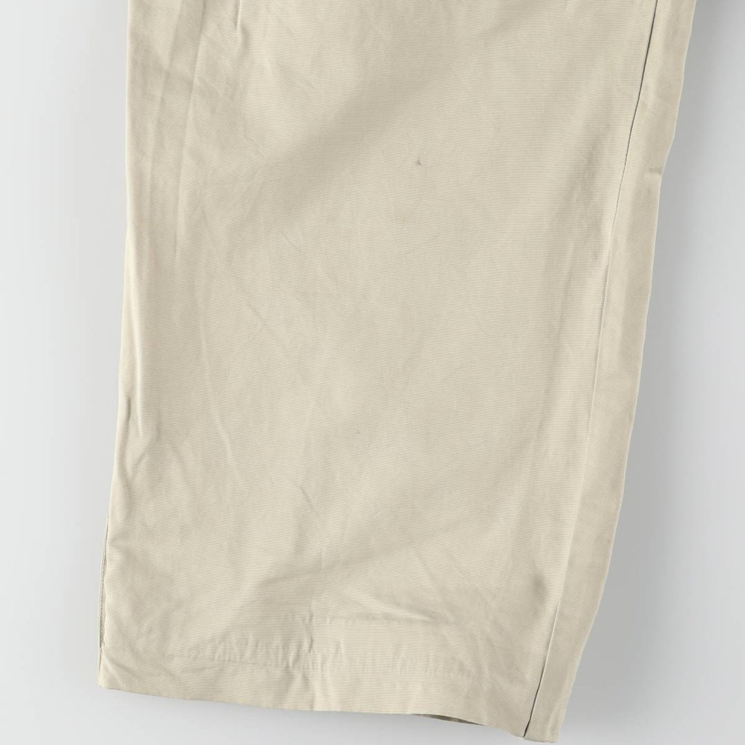 00'S Adidas warm-up pants, nylon pants, rustling pants, men's size M cotton Beige type Vintage Second Hand