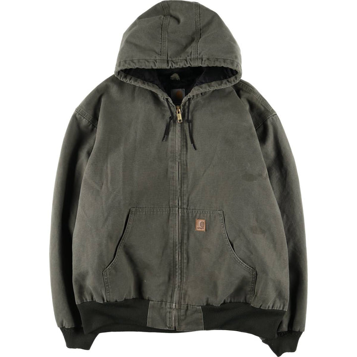 Carhartt Active Jacket Duck Full Zip Hoodie Men's XXL / eaa526202