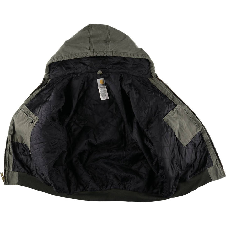 Carhartt Active Jacket Duck Full Zip Hoodie Men's XXL / eaa526202