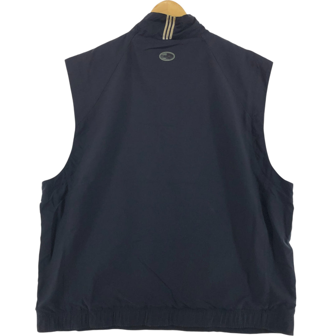 00'S adidas CLIMASHELL WIND half zip warm-up vest men's XL equivalent /eaa526216