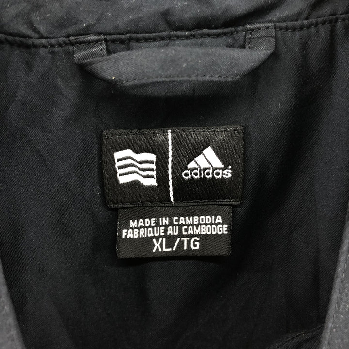 00'S adidas CLIMASHELL WIND half zip warm-up vest men's XL equivalent /eaa526216