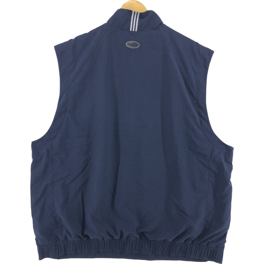 00'S adidas CLIMAPROOF WIND half zip warm-up vest men's XL equivalent /eaa526222