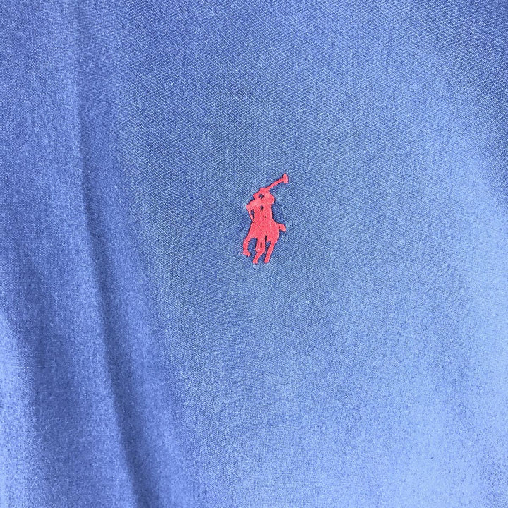 Ralph Lauren Classic Fit Long Sleeve Button Down Shirt, Men's Size L cotton Navy blue Vintage Second Hand