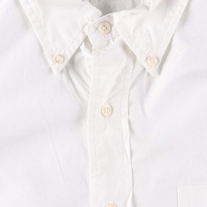 Ralph Lauren long sleeve button down shirt, men's size L cotton white type Vintage Second Hand
