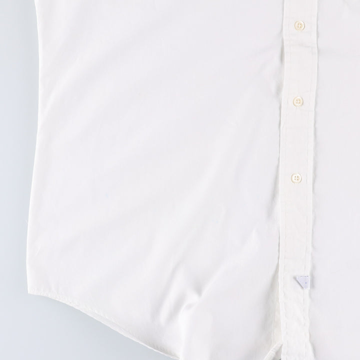 Ralph Lauren long sleeve button down shirt, men's size L cotton white type Vintage Second Hand