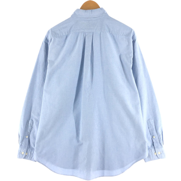 Ralph Lauren Classic Fit Long Sleeve Button Down Shirt, Men's Size L cotton Blue type light blue Vintage Second Hand