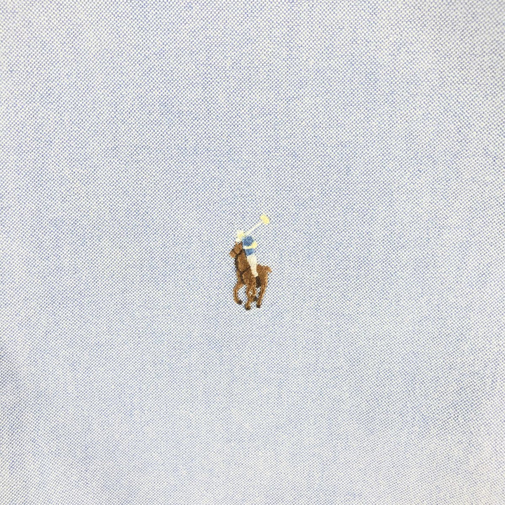 Ralph Lauren Classic Fit Long Sleeve Button Down Shirt, Men's Size L cotton Blue type light blue Vintage Second Hand