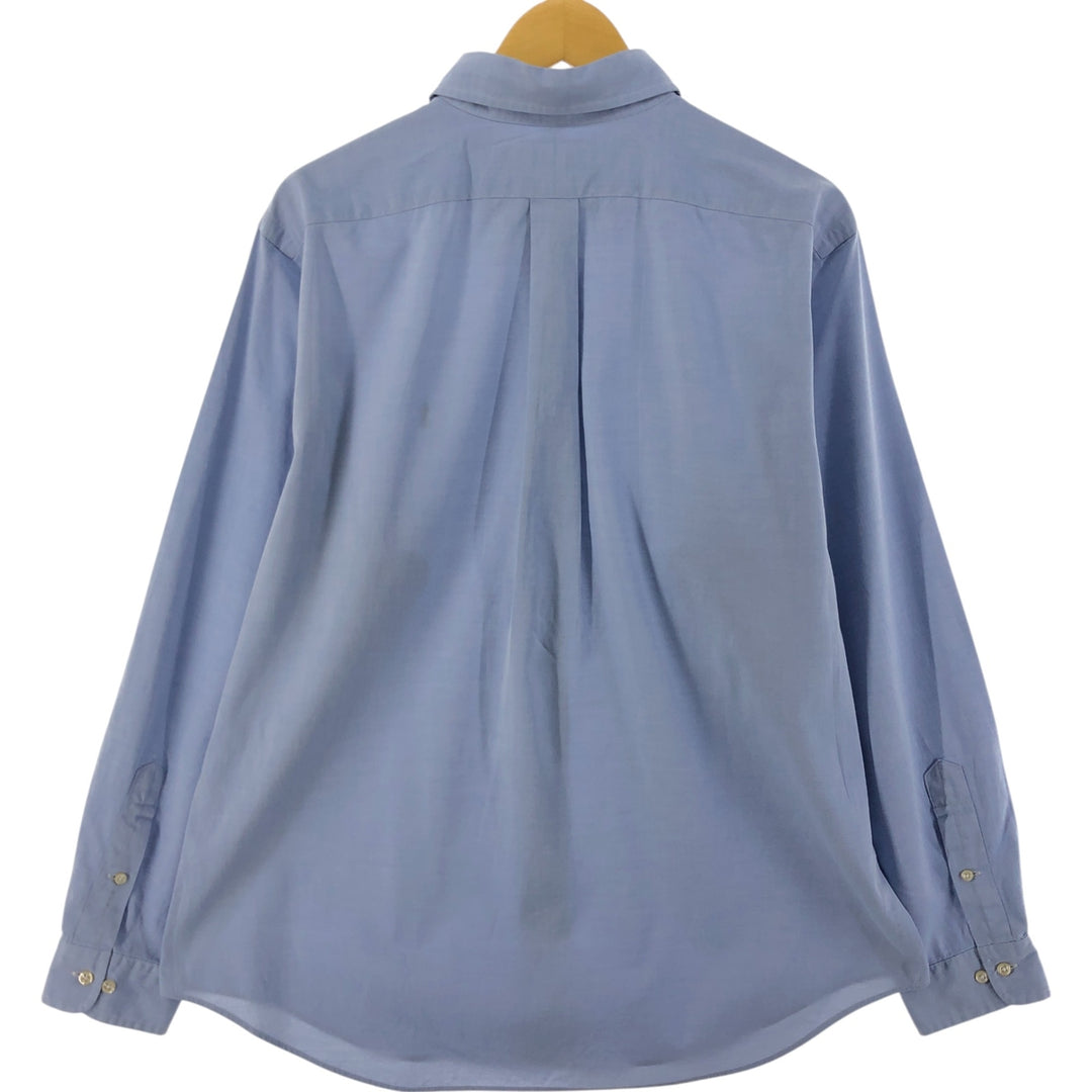 Ralph Lauren Classic Fit Long Sleeve Button Down Shirt, Men's Size L cotton Blue type light blue Vintage Second Hand
