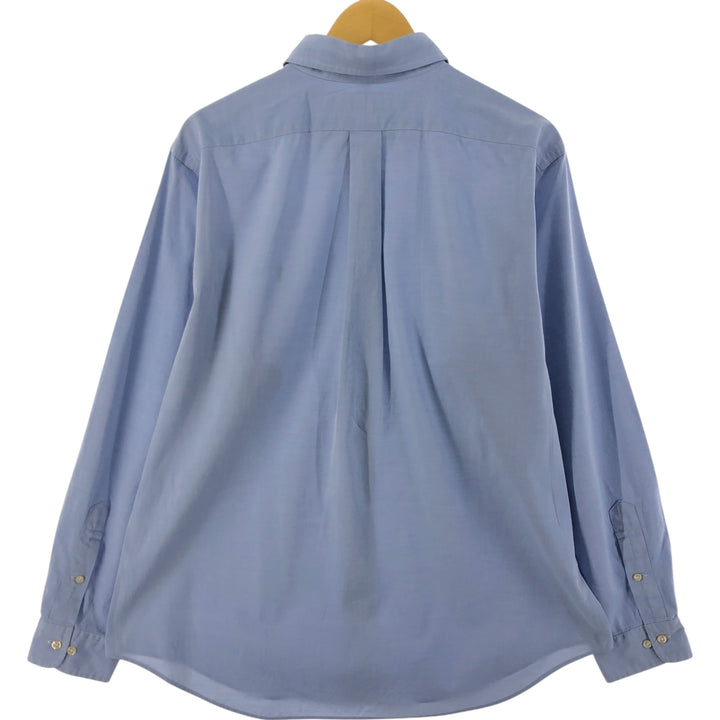 Ralph Lauren Classic Fit Long Sleeve Button Down Shirt, Men's Size L cotton Blue type light blue Vintage Second Hand