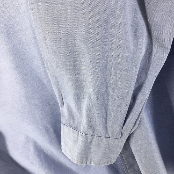 Ralph Lauren Classic Fit Long Sleeve Button Down Shirt, Men's Size L cotton Blue type light blue Vintage Second Hand