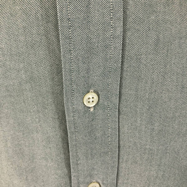 Ralph Lauren YARMOUTH long sleeve button down shirt, men's XL size cotton green type Vintage Second Hand