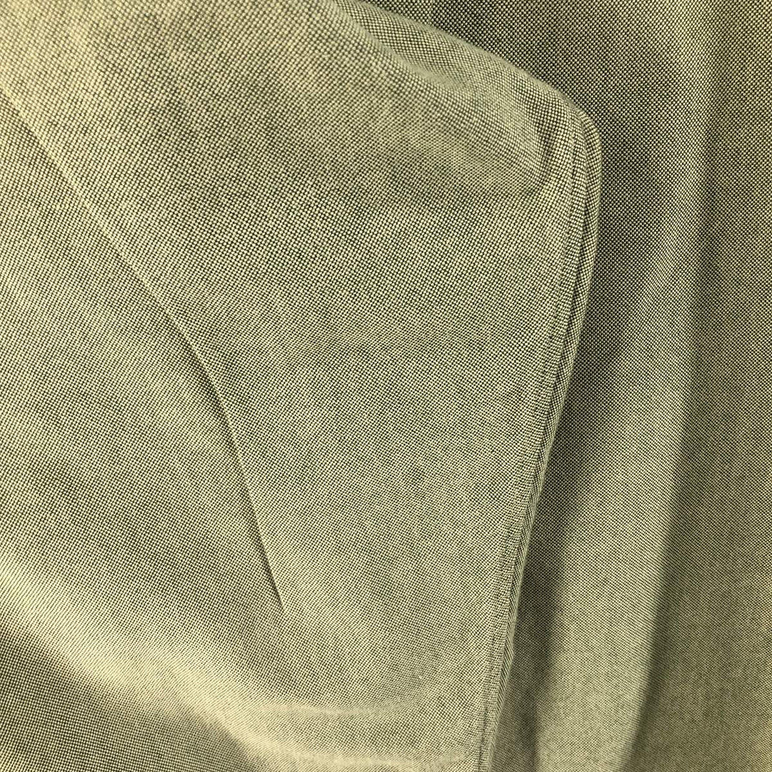 Ralph Lauren YARMOUTH long sleeve button down shirt, men's XL size cotton green type Vintage Second Hand