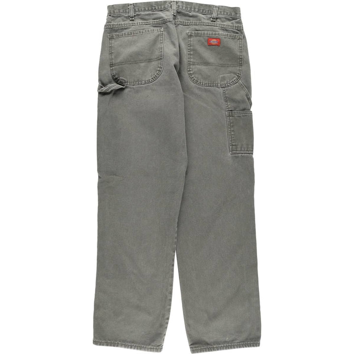 Dickies Relaxed Fit Duck Painter Pants, Men's, W36 equivalent cotton Khaki type Vintage Second Hand