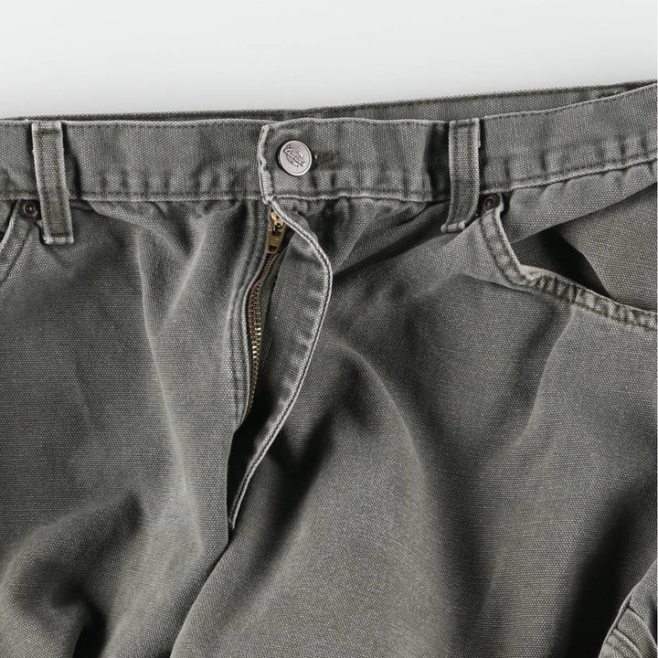 Dickies Relaxed Fit Duck Painter Pants, Men's, W36 equivalent cotton Khaki type Vintage Second Hand
