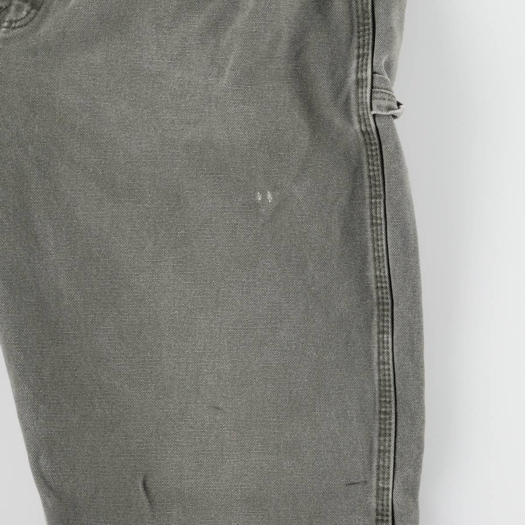 Dickies Relaxed Fit Duck Painter Pants, Men's, W36 equivalent cotton Khaki type Vintage Second Hand