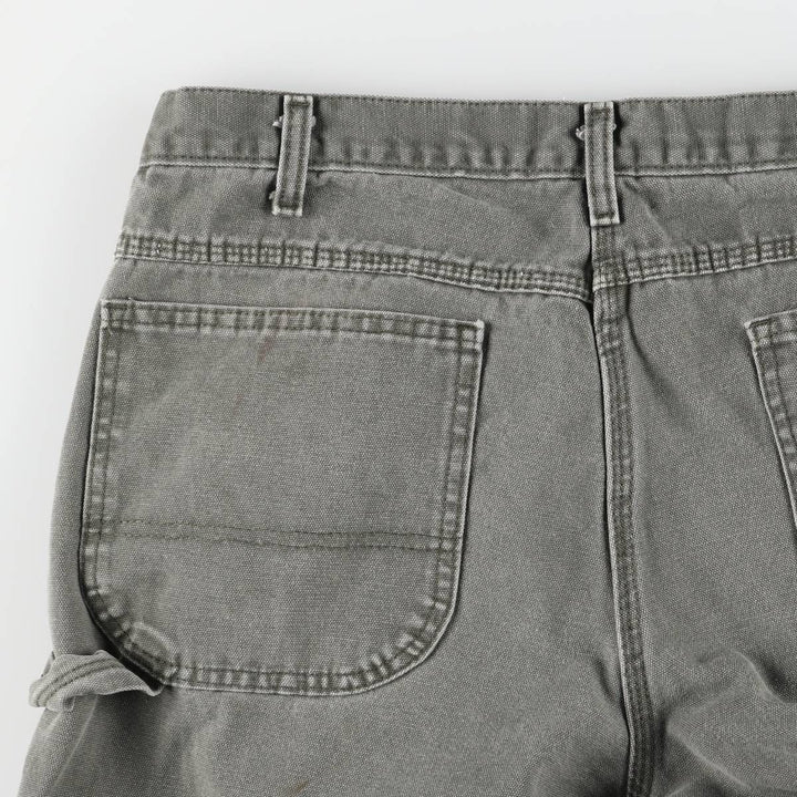 Dickies Relaxed Fit Duck Painter Pants, Men's, W36 equivalent cotton Khaki type Vintage Second Hand
