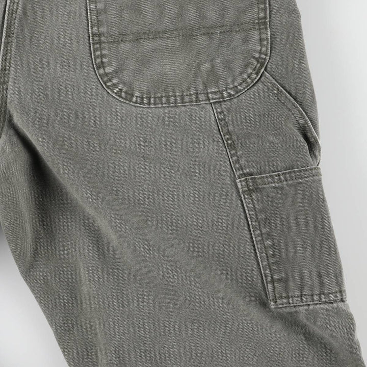 Dickies Relaxed Fit Duck Painter Pants, Men's, W36 equivalent cotton Khaki type Vintage Second Hand