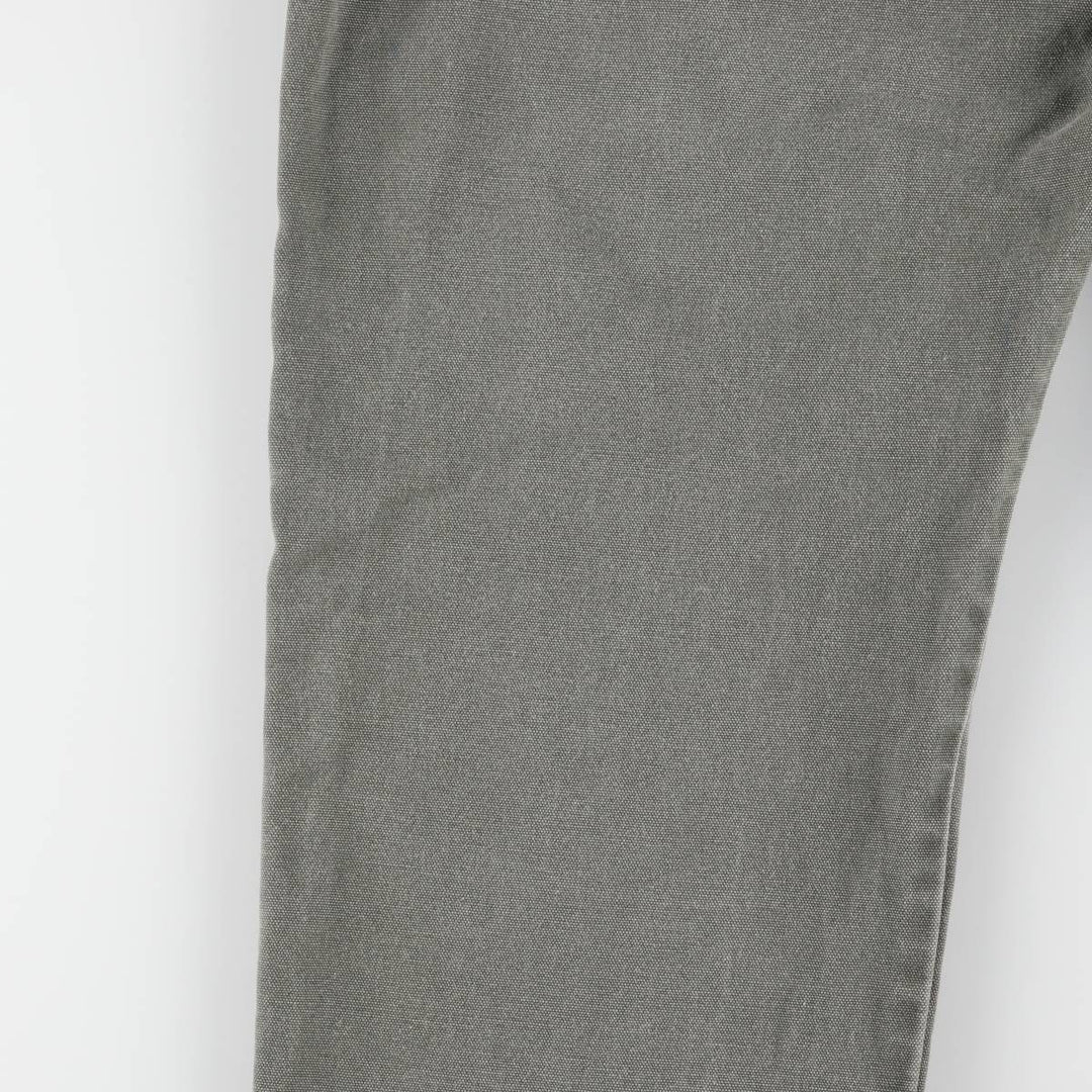 Dickies Relaxed Fit Duck Painter Pants, Men's, W36 equivalent cotton Khaki type Vintage Second Hand