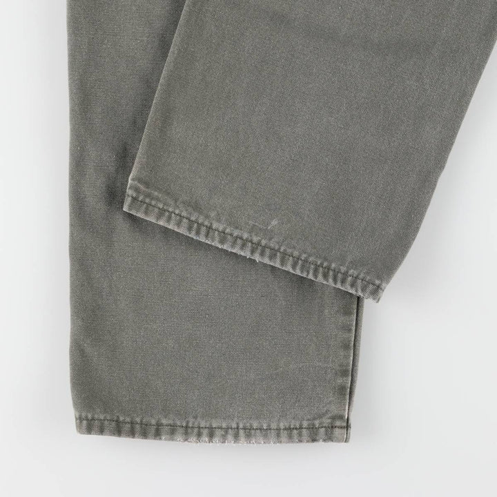 Dickies Relaxed Fit Duck Painter Pants, Men's, W36 equivalent cotton Khaki type Vintage Second Hand