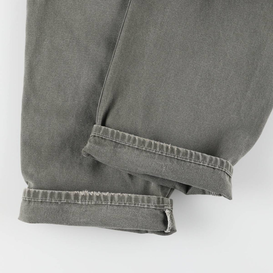 Dickies Relaxed Fit Duck Painter Pants, Men's, W36 equivalent cotton Khaki type Vintage Second Hand