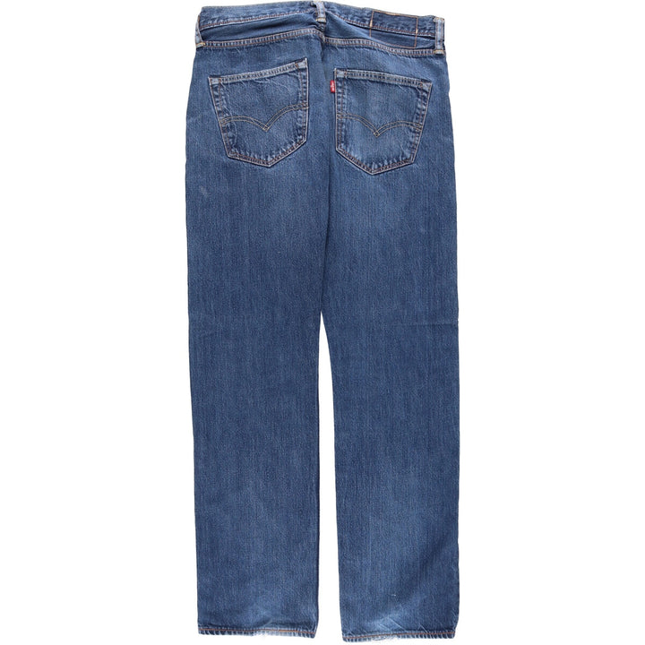 Levi's 501 straight denim pants for men, size W32 cotton blue type Vintage Second Hand