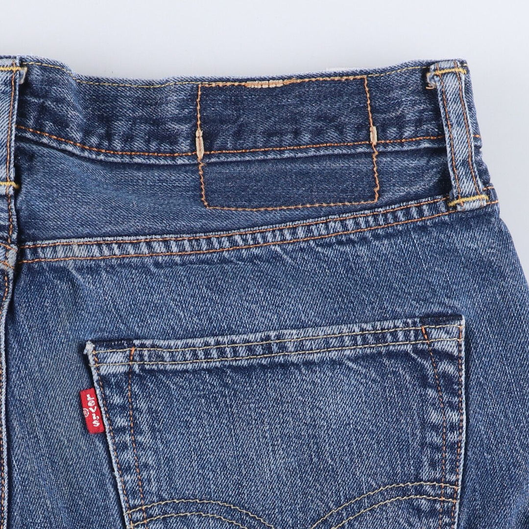 Levi's 501 straight denim pants for men, size W32 cotton blue type Vintage Second Hand