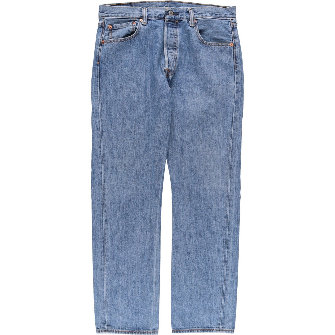 Levi's 501 straight denim pants for men, size W34 cotton blue type Vintage Second Hand