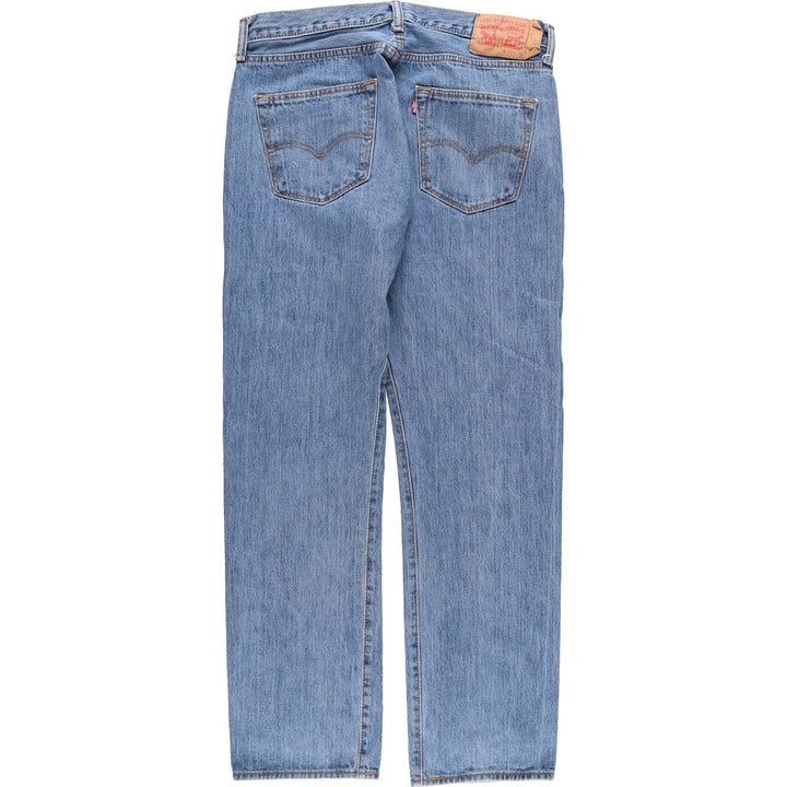 Levi's 501 straight denim pants for men, size W34 cotton blue type Vintage Second Hand