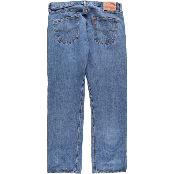 Levi's 501 straight denim pants for men, size W34 cotton blue type Vintage Second Hand