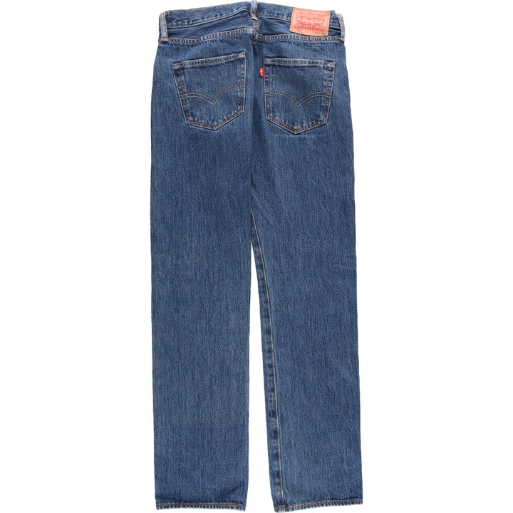 Levi's 501 straight denim pants for men, equivalent to w30 cotton blue type Vintage Second Hand