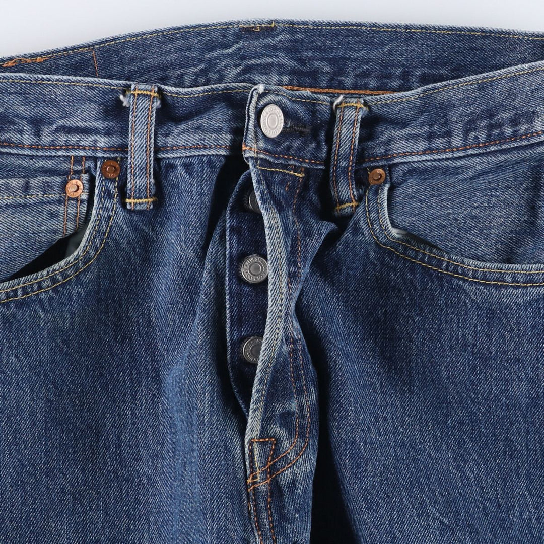 Levi's 501 straight denim pants for men, equivalent to w30 cotton blue type Vintage Second Hand