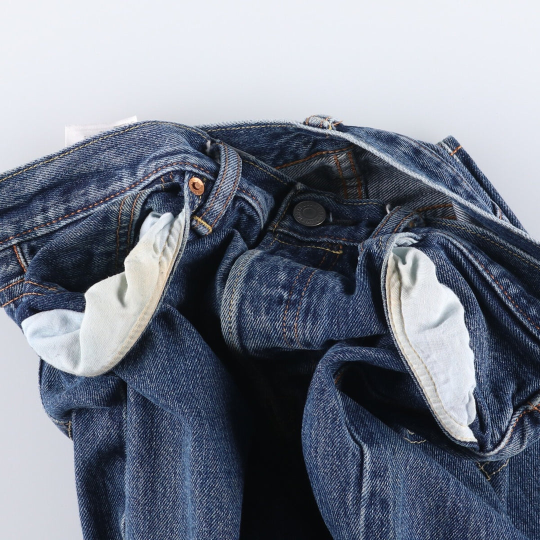 Levi's 501 straight denim pants for men, equivalent to w30 cotton blue type Vintage Second Hand
